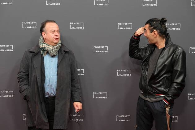28 Filmfest Hamburg Hamburg Albert Wiederspiel and Fatih Akin Red Carpet for the Premiere of Kurz und schmerzlos at Cinemaxx Kino Hamburg Dammtor 2 10 2020