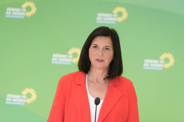 Berlin, Press Conference Parliamentary Group Alliance 90 The Greens Germany, Berlin 06 10 2020 The picture shows Katrin Göring Eckardt Alliance 90 The Greens during the press conference of the parliamentary group in the German Bundestag Berlin Bundestag Berlin Germany