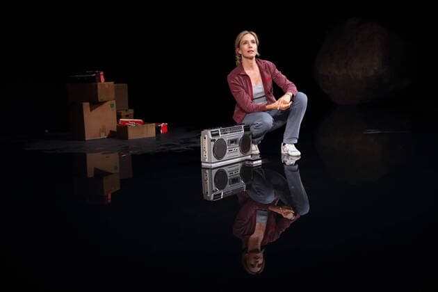 Ursina Lardi during the photo rehearsal for Everywoman at the Schaubühne am Lehniner Platz in Berlin, 12 October 2020 By Milo Rau and Ursina Lardi Directed by Milo Rau Stage and costumes Anton Lukas Premiere is on 15 October 2020 Schaubühne Berlin Everywoman