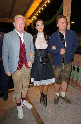 Oktoberfest 17 09 2016 Boris Becker Verona Pooth Bernhard Fritsch Starclub Inc at the Oktoberfest, the Wiesn, in the marquee Kaefers Wiesn Schaenke on the festival grounds Theresienwiese, Munich 17 09 2016
