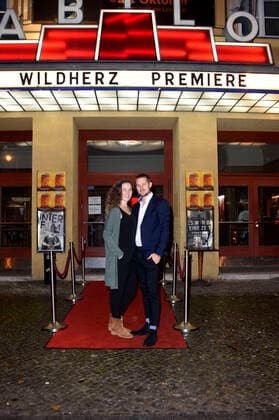 Caro Lobig and Timo Lendzion at the premiere of the documentary film Wildherz Auf der Reise zu mir selbst at the cinema Babylon Berlin, 26 10 2020 Foto:xN.xKubelkax xFuturexImage