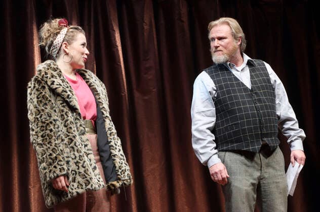 Lara Maria Wichels and Konstantin Graudus at the photo rehearsal for the play Rita will dat weten at the Ohnsorg Theater Hamburg, 29 10 2020 Foto:xgbrcix xFuturexImage