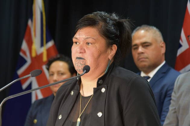 Bilder des Jahres 2020, News 11 November News Themen der Woche KW45 News Bilder des Tages NZ POLITICS CABINET ANNOUNCEMENT, Nanaia Mahuta, who has been appointed as New Zealand s foreign minister, speaks during the announcement of the new New Zealand government cabinet in Wellington, New Zealand, Monday, November 2, 2020. ( NO ARCHIVING, EDITORIAL USE ONLY, NO USE IN BOOKS WITHOUT CONSENT WELLINGTON NEW ZEALAND Copyright: xBENxMCKAYx 20201102001500989935