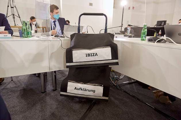Vienna 02 12 2020 Today in parliament the committee of inquiry into the Ibiza affair was continued The Ibiza video led to the