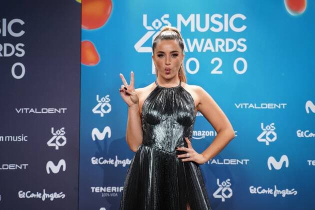 Singer Lola Indigo during the photocall of Los 40 Music Awards 2020 in Madrid on Friday, 27 November 2020 Cordon Press