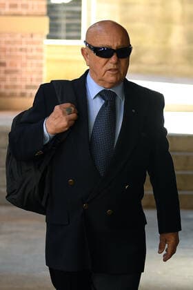 MATHEW FLAME COURT, Angry Anderson, father of Liam Anderson, arrives at the NSW Supreme Court in Sydney, Tuesday, December 8, 2020. Mathew Flame, who has been found not guilty of murder but guilty of manslaughter by reason of mental impairment to murdering Liam Anderson, the son of Angry Anderson, is expected to be sentenced. ( NO ARCHIVING, EDITORIAL USE ONLY, NO USE IN BOOKS WITHOUT CONSENT SYDNEY NSW AUSTRALIA  Copyright: xJOELxCARRETTx 20201208001507531143