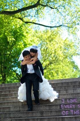 September 23, 2013, New York City, New York, United States: Chinese bride and groom in Central Park New York City United States - ZUMAc94_ 20130923_zap_c94_243 Copyright: xKikexCalvox