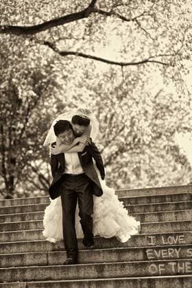September 23, 2013, New York City, New York, United States: Chinese bride and groom in Central Park New York City United States - ZUMAc94_ 20130923_zap_c94_319 Copyright: xKikexCalvox