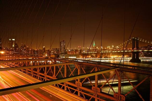 September 22, 2014, New York, New York, United States: Manhattan skyline with the Manhattan Bridge and the Empire State Building New York United States - ZUMAc94_ 20140922_zap_c94_108 Copyright: xKikexCalvox