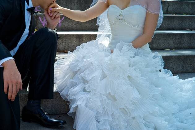 September 23, 2013, New York City, New York, United States: Chinese bride and groom in Central Park New York City United States - ZUMAc94_ 20130923_zap_c94_252 Copyright: xKikexCalvox