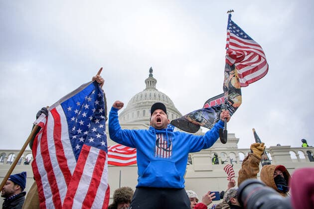 210106 Pro Trump supporters storms the United States Capitol Building during a March to Save America Rally on January 6, 2021 in Washington, DC, USA Photo Joel Marklund BILDBYRAN kod JM JM0057 bbeng politik politics,  Copyright: JOELxMARKLUND 1000136017st