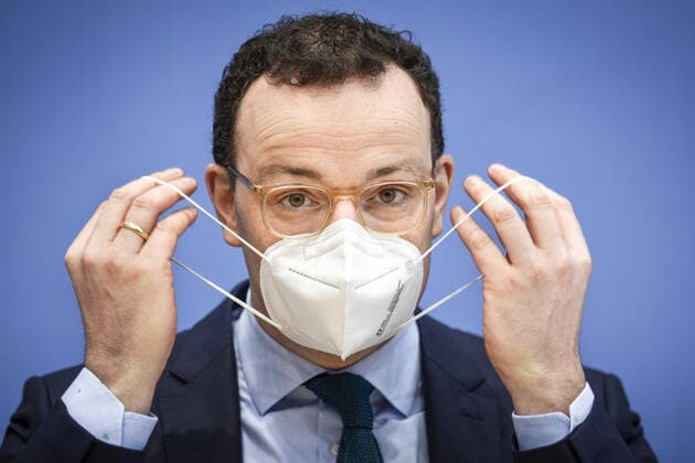 Federal Press Conference on The Corona Situation in Lockdown Jens Spahn, Federal Minister of Health, appears for press conference Berlin, 22 01 2021 Berlin Germany Copyright: xJaninexSchmitz photothek.dex