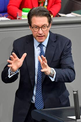 Andreas Scheuer at the 207 session of the German Bundestag in the Reichstag building Berlin, 29 01 2021 Foto:xF.xKernx xFuturexImage