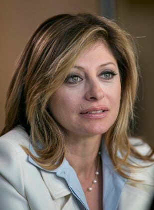 February 5, 2021, Los Angeles, California, USA: FOX Business News anchor, Maria Bartiromo, among the air-hosts sued in a $2.7 billion lawsuit by Smartmatic, the voting software company for being falsely accused of manipulating vote counts in the 2020 presidential election. FILE PHOTO: Maria Bartiromo, Anchor and Global Markets Editor, Fox Business Network during the 2015 Milken Institute Global Conference held Tuesday April 28, 2015 at the Beverly Hilton Hotel in Beverly Hills, California. .JAVIER ROJAS PI Los Angeles USA - ZUMAp124 20210205_zaa_p124_009 Copyright: xJavierxRojasx