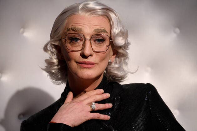 Photo IPP Gioia Botteghi Rome 18 02 2021 Transmission Ciao male in the photo Drusilla Foer Gianluca Gori columnist of the transmission Italy Photo Press World Copyright  0