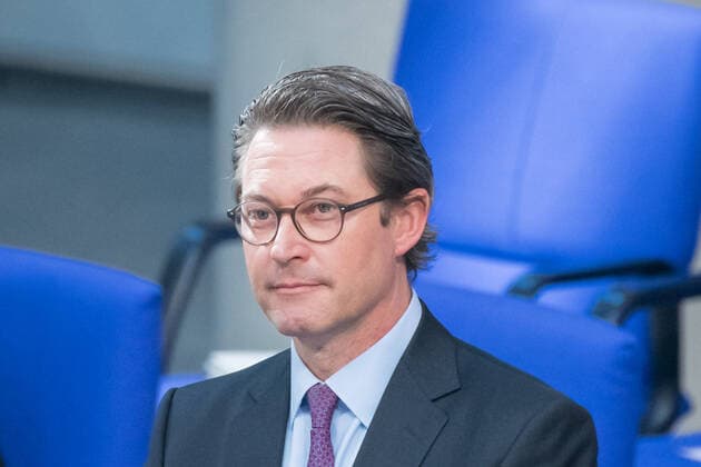 Berlin, plenary session in the Bundestag Andreas Scheuer Federal Minister of Transport and Digital Infrastructure, CSU during the session of the German Bundestag on 03 03 2021 Berlin Bundestag Berlin Germany