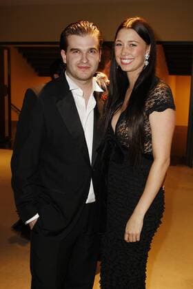 Gregor Nebel and his new girlfriend Nadine at the 17 Festive Opera Gala for the German AIDS Foundation at the Deutsche Oper in Berlin. Copyright: xEventpressxRadkex