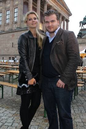 Gregor Nebel and Diana at the ZDF Summer Meeting 2011 in the Colonnadenhof of the Museum Island in Berlin Copyright: xEventpressxHerrmannx