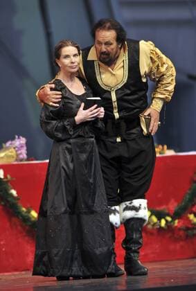 Gudrun Landgrebe role Mother , Peter Willy Willmann role Everyman Premiere Everyman at the Thurn and Taxis Castle Festival 2011 in Regensburg Copyright: xEventpressxHannesxMagerstaedtx