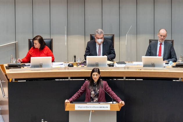 11 03 2021,Berlin,Germany,GER,75 Plenary Session Berlin House of Representatives Derya Caglar SPD