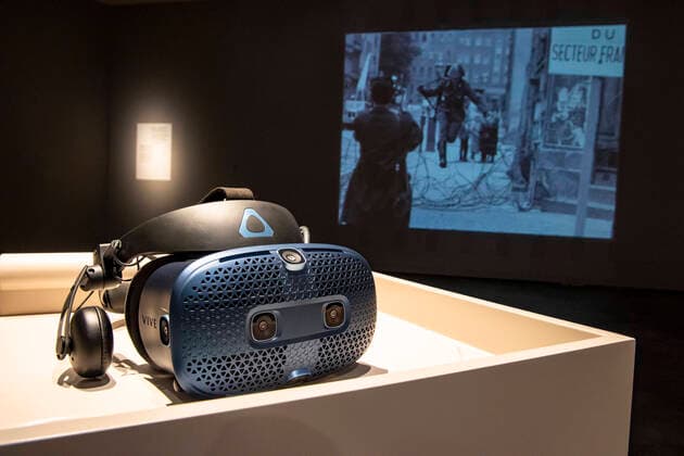 Virtual Reality Exhibition DER SPRUNG 1961 at the Deutsches Historisches Museum in Berlin on 11 March 2021 From 15 March the exhibition will be open to the public with appointment booking Exhibition DER SPRUNG 1961 at the Deutsches Historisches Museum