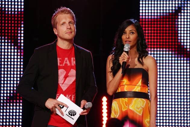 Oliver Pocher and Collien Ulmen Fernandes at the recording of the RTL II show THE DOME 63 at the Forum Theater am Schlosspark in Ludwigsburg. Copyright: xEventpressxRadkex