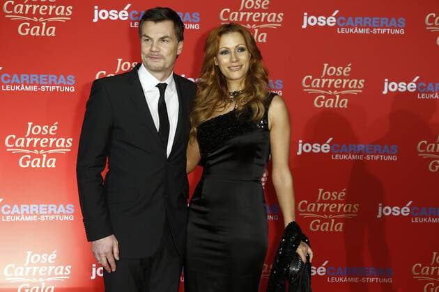 Thomas Helmer and Yasmina Filali at the 18 Jose Carreras Gala in the Neue Messe in Leipzig In aid of the Jose Carreras Leukaemia Foundation broadcast by MITTELDEUTSCHE RUNDFUNK im Ersten ARD Copyright: xEventpressxRadkex
