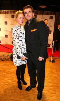Gregor Nebel and Fellin Wolter at the smago Award 2014 at the BEST WESTERN PREMIER Hotel MOA Berlin in Berlin Copyright: xEventpressxHerrmannx