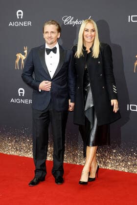Sarah Connor with husband Florian Fischer on the red carpet at the BAMBI 2019 awards at the Festspielhaus in Baden Baden. Copyright: xEventpressxGolejewskix