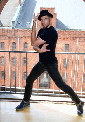 Benjamin Piwko Fotocall Let s DanceTraining at DIE Tanzschule Hamburg Copyright: xEventpressxxrhx