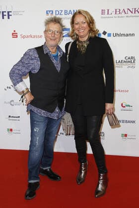 Martin Semmelrogge and Regine Prause on the red carpet at the Carl Laemmle Producer Award ceremony at the Kulturhaus Schloss Großlaupheim in Laupheim, Germany Copyright: xEventpressxGolejewskix