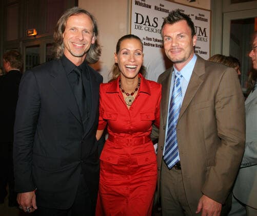 Film Das Parfum 07 09 2006 Media manager Fred Kogel Yasmina Filali husband Thomas Helmer, footballer, presenter, in the Residenz, Residenzstrasse, Munich, at the party after the world premiere of the film Das Parfum 07 09 2006