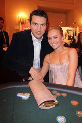 Romy Award 16 04 2011 Boxer Wladimir Klitschko Volodymyr Volodymyrovich Klychko girlfriend Hayden Leslie Panettiere, actress, at the Hofburg Vienna at the Kurier Romy Awards 16 04 2011