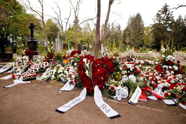 Funeral service and burial of Willi Herren at Melaten Cemetery Cologne, 05 05 2021 Foto:xC.xHardtx xFuturexImage