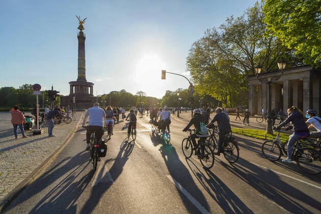 19 05 2021,Berlin,Germany,GER,Ride of Silence bicycle demonstration to commemorate cyclists killed in accident