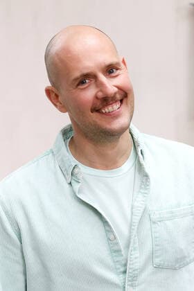Oliver Petszokat at the photo session on the sidelines of the filming of Unter Uns RTL in Cologne, 2021 comeback for Oli P s ex-wife Tatiani Katrantzi at Unter Uns RTL