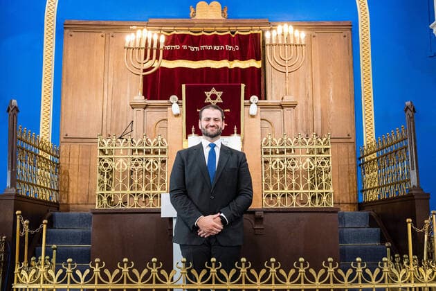 Saxonys State Rabbi Zsolt Balla was inaugurated as Military Rabbi Monday Copyright: epd-bild JensxSchlueter EDITORIAL USE ONLY