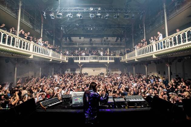 AMSTERDAM Dj Reinier Zonneveld during a performance in Paradiso The pop stage reopens its doors at full capacity Inside, visitors do not have to keep 1 5 meters away ANP PAUL BERGEN  Copyright: xHollandsexHoogtex xxANPx x433047013x