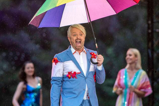Ross Antony at the recording of the MDR TV Show Die Ross Antony Show at the BUGA 2021 in Egapark Erfurt, 09 07 2021 Foto:xM.xKremerx xFuturexImage
