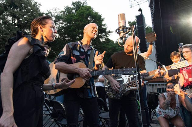 Milow live at the Open Air in the open air stage Junge Garde Dresden, 10 07 2021 Foto:xM.xWehnertx xFuturexImage