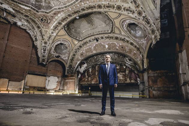 German Foreign Minister Heiko Maas, SPD, visits the Michigan Theatre in Detroit Detroit, 13 07 2021 Detroit United States of America Copyright: xXanderxHeinl photothek.dex