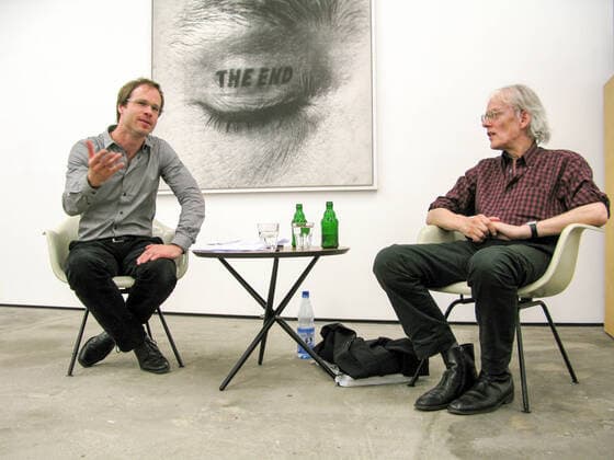 Rene Zechlin in conversation with Timm Ulrichs, Galerie Wentrup, 11 6 2010