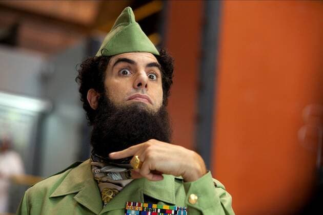 Sacha Baron Cohen Characters: General Aladeen Film: The Dictator (2012) Director: Larry Charles 16 May 2012  Copyright: MaryxEvansxAFxArchivexParamountxPictures 13058534 EDITORIAL USE ONLY