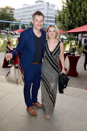 Tilmar Kuhn and Katharine Mehrling at the premiere of the play Murder on the Orient Express at the Komödie am Kurfürstendamm in the Schiller Theater Berlin, 24 07 2021 Foto:xS.xGabschx xFuturexImage