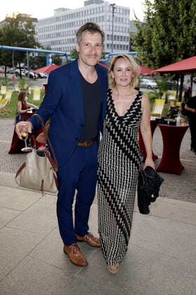 Tilmar Kuhn and Katharine Mehrling at the premiere of the play Murder on the Orient Express at the Komödie am Kurfürstendamm in the Schiller Theater Berlin, 24 07 2021 Foto:xS.xGabschx xFuturexImage