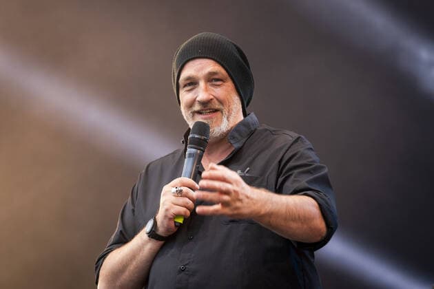 Torsten Sträter with the program Summer Special at the open air live performance in the BonnLive Kulturgarten Bonn, 28 07 2021 BonnLive is a cooperation between the fünfdrei event agency and Rheinevents Bonn Am Römerbad NRW Germany