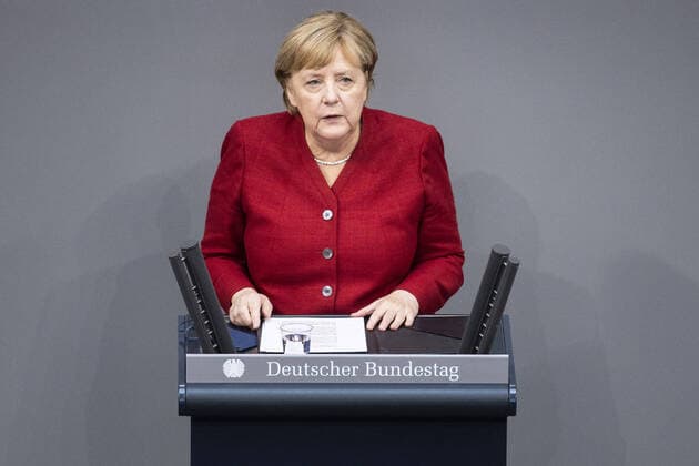 Angela Merkel, German Chancellor, recorded during a special session on the situation in Afghanistan in the German Bundestag in Berlin, 25 08 2021 Berlin Germany Copyright: xFlorianxGaertner photothek.dex