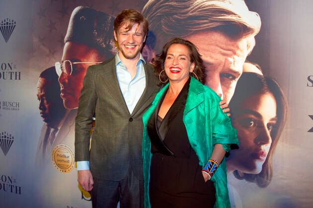 Lucas Till and Nicole Ansari Cox at the premiere of the movie Son of the South at the cinema Babylon Berlin, 25 08 2021 Foto:xC.xBehringx xFuturexImage
