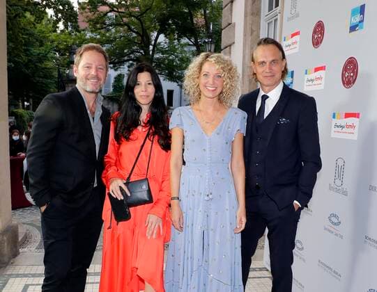 Florian Gallenberger, Franziska Stünkel, Aline von Drateln, Ralf Bauer at Movie meets Media with Director s Cut at Schlosshotel Berlin by Patrick Hellmann