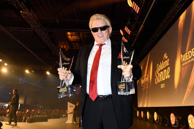 Heino at the award ceremony of the Goldene Sonne 2021 during the Sonnenklar TV Gala in Wunderland Kalkar Kalkar, 28 08 2021 Foto:xF.xKernx xFuturexImage